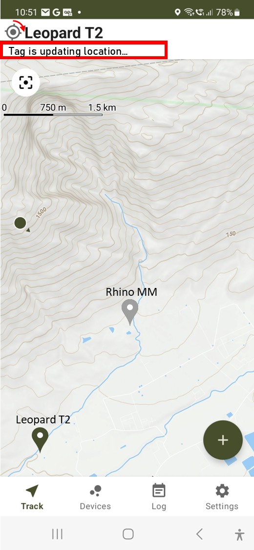 Locate Updating Location