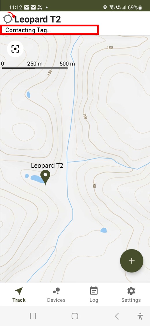 Ranging Contacting Tag